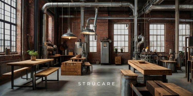 Endüstriyel Dekorasyon Stilinde Renk Kullanımı