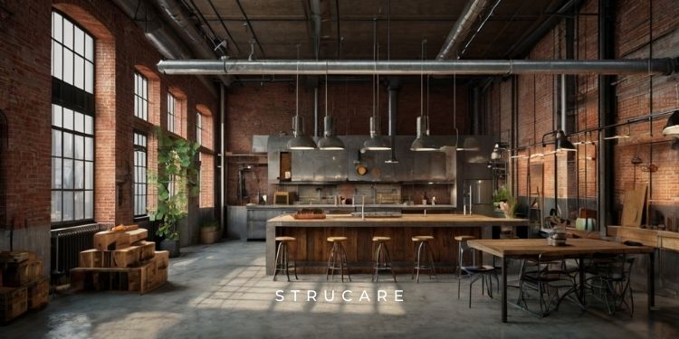 Salon Dekorasyonunda Endüstriyel Stil